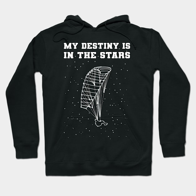 Fate is in the stars - Paragliding Hoodie by The Hammer